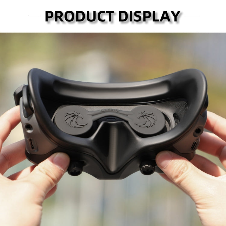Per DJI Goggles 2 / Goggles 3 Copriobiettivo Custodia protettiva morbida in silicone per obiettivo VR antipolvere
