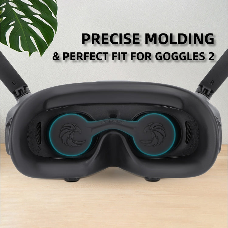 Per DJI Goggles 2 / Goggles 3 Copriobiettivo Custodia protettiva morbida in silicone per obiettivo VR antipolvere