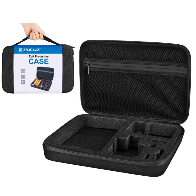 PULUZ Custodia impermeabile da trasporto e da viaggio per GoPro Hero11 Black / HERO10 Black / HERO9 Black / HERO8 Black / HERO7 /6 /5 /5 Session /4 Session /4 /3+ /3 /2 /1, DJI Osmo Action e altre action camAccessori, dimensioni grandi: 32 cm x 22 cm x...