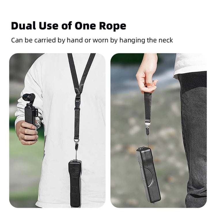 Per DJI OSMO POCKET 3 BRDRC Custodia protettiva impermeabile con cordino, BRDRC