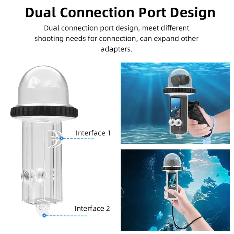 Per DJI Osmo Pocket 3 BRDRC Custodia impermeabile da 40 m di profondità