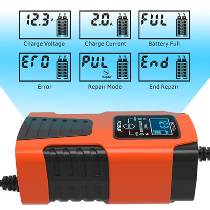 Caricabatterie FOXSUR 2A / 6V / 12V Auto / Moto Full Smart a 3 stadi, 2A, US Plug, 2A, EU Plug, 2A, JP Plug, 2A, UK Plug