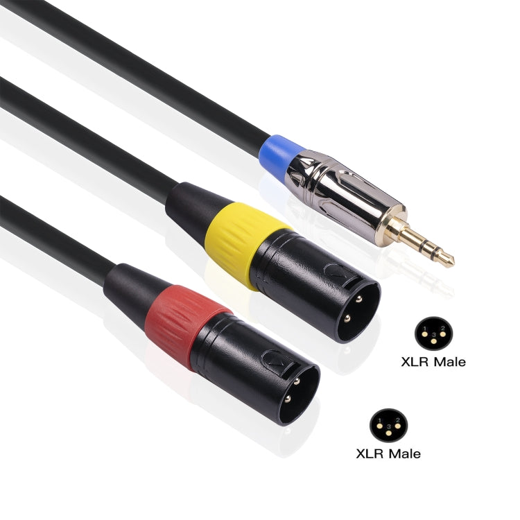 TC194BUXK108YR-30 Cavo audio da 3,5 mm maschio a doppio Canon maschio, lunghezza: 3 m