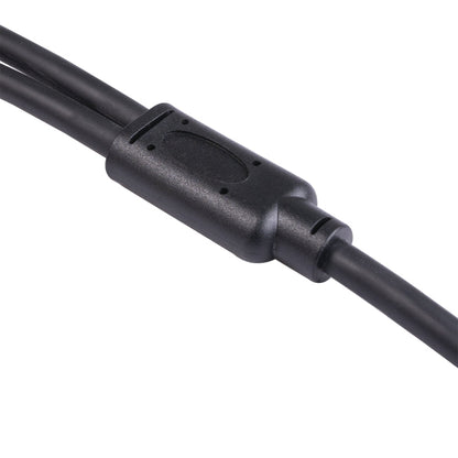 TC030YTR048-03 Cavo audio biforcato maschio da 6,35 mm a doppia femmina RCA, lunghezza: 30 cm