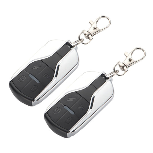 2 pezzi per telecomando chiave senza fili di allarme antifurto a quattro pulsanti Maserati, 315MHz Copy Code, 315MHz Learning Code, 433MHz Copy Code, 433MHz Learning Code