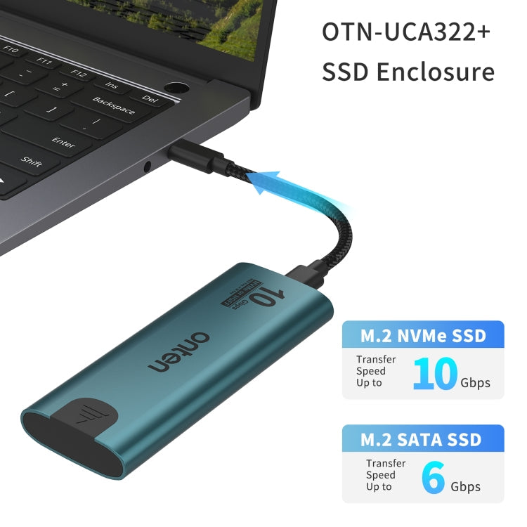 Custodia SSD Onten UCA322+ 10Gbps M.2 M-key NVMe NGFF