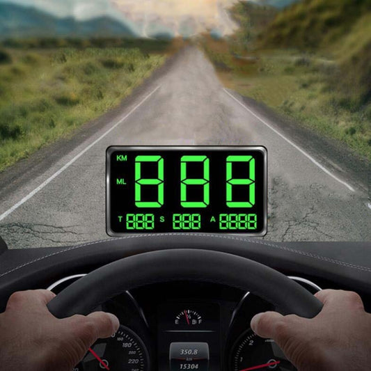 Kingneed C80 HUD da 4,5 pollici Head-up Display GPS Misuratore di velocità Allarme di velocità eccessiva Chilometraggio Orologio altitudine, C80 4.5inch