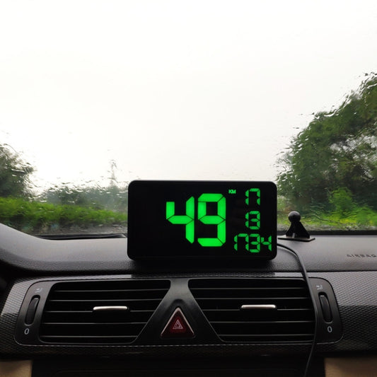 C1090 HUD da 6,2 pollici Head-up Display GPS per auto misuratore di velocità chilometraggio universale allarme di eccesso di velocità/misurazione della velocità satellitare GPS, C1090  6.2 inch