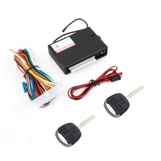 2 Set Car Keyless Entry Telecomando Chiusura centralizzata Stelo della chiave dritto con scatola di coda e funzione di sollevamento del finestrino, TSK-405Q/T276