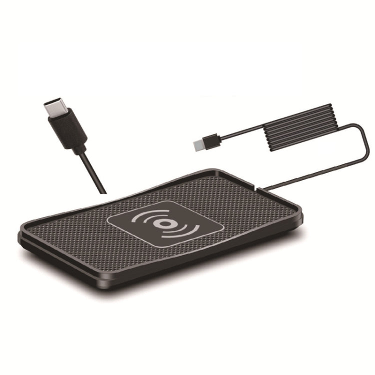 Tappetino antiscivolo per caricabatterie wireless QI per auto C3 15W, C3 Type-C Interface