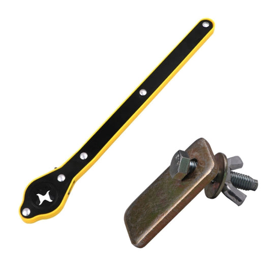Chiave multifunzionale salva-lavoro da 2 pezzi, Shake Handle With Conversion Head