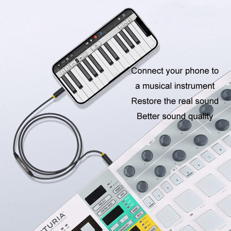 1 m JINGHUA cavo da 3,5 mm conversione audio microfono trascrittore bidirezionale