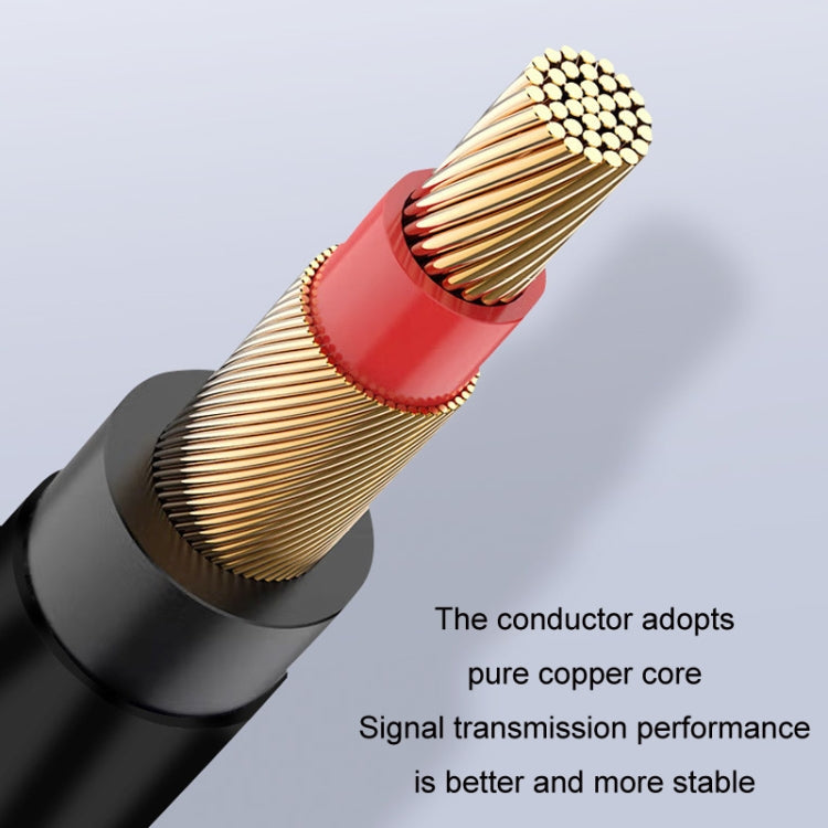 1 m JINGHUA cavo da 3,5 mm conversione audio microfono trascrittore bidirezionale