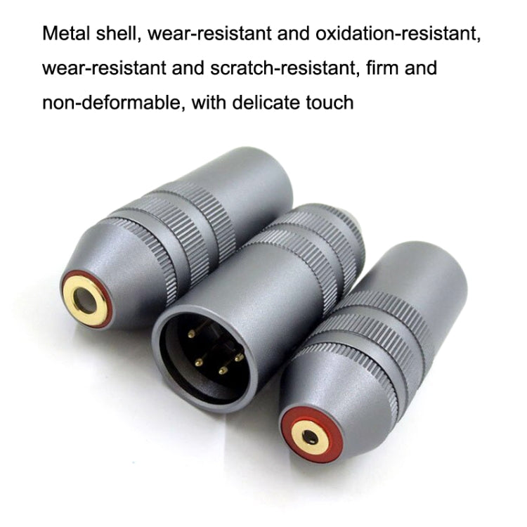 Adattatore per cuffie da 4 core XLR a 4,4 mm con bilanciamento dell'amplificatore