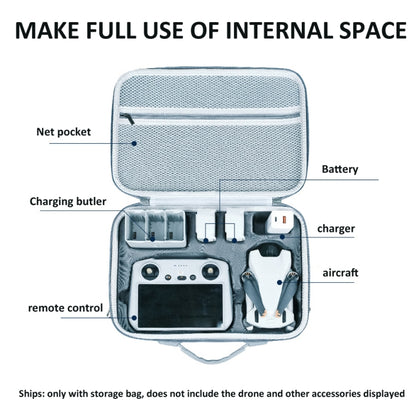 Per DJI Mini 4 Pro / Mini 3 Pro LKTOP Custodia da trasporto Borsa a tracolla impermeabile, Nylon, PU