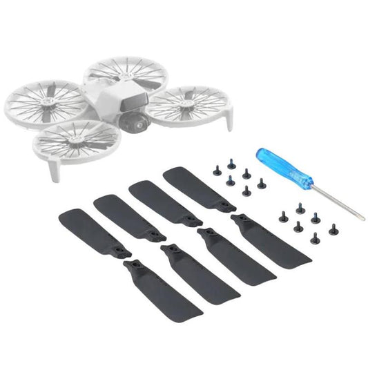 Per DJI Flip RCSTQ 8 pezzi Drone Quick Release Sostituzione Paddle Riduzione Rumore