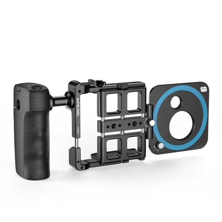 APEXEL VideoRig 2 Pro Smart Bluetooth Handle Mobile Photography Rabbit Cage Set, APL-VG05CH
