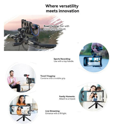 APEXEL VideoRig 2 Pro Smart Bluetooth Handle Mobile Photography Rabbit Cage Set, APL-VG05CH